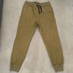 AMERICAN EAGLE, Joggers, Med Dark Khaki Color, SMALL